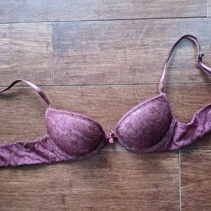 aerie Maroon Push-Up Bra 32AA